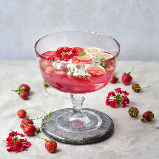 Transparent Glass dessert stand