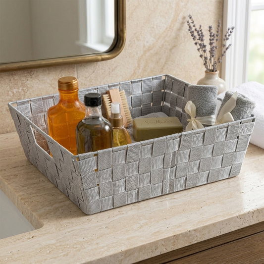 Woven Strap Shelf Tote