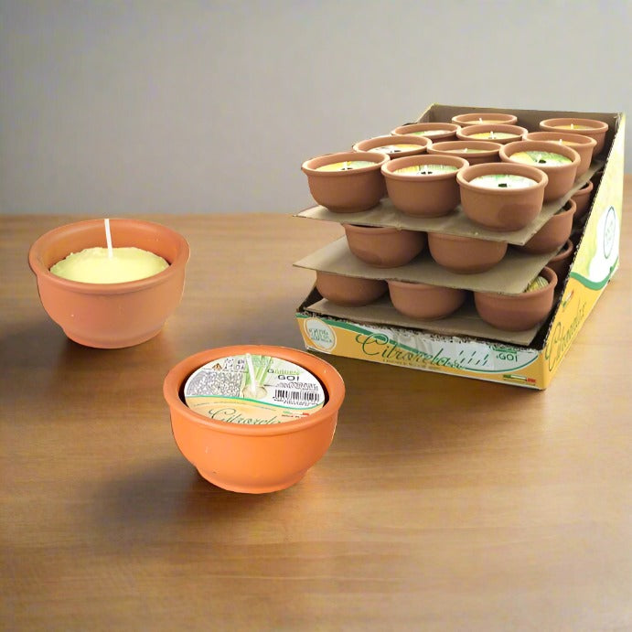 Terracotta Citronella Jar Diameter 7