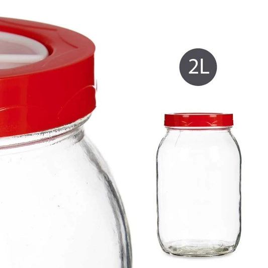 Glass Jar with Lid – 2L