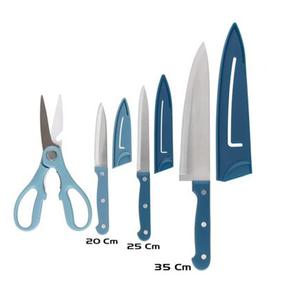 Kitchen Knives Set With Scissors