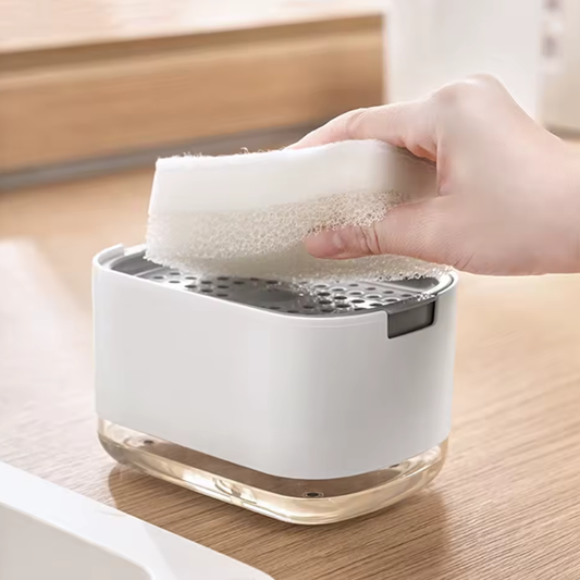Soap Dispenser W/Sponge Holder
