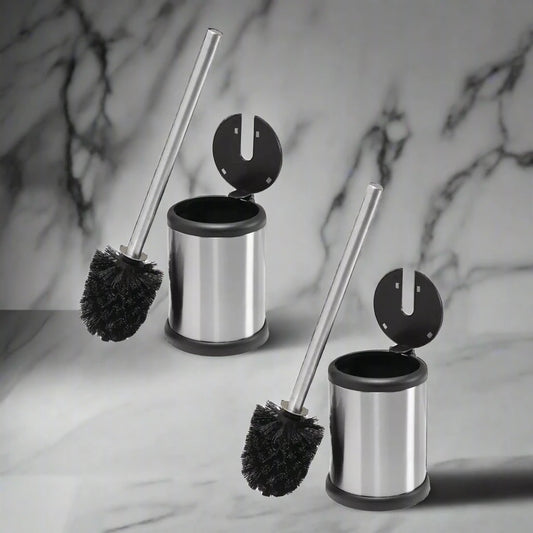 Toilet Brush with Closing Lid 2 pieces