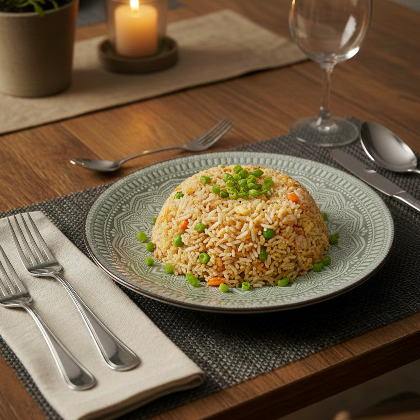 Mandala Stoneware Plate - Vessia