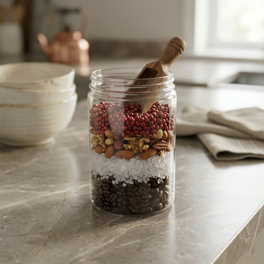 A Plastic Jar – 8.5×15 cm