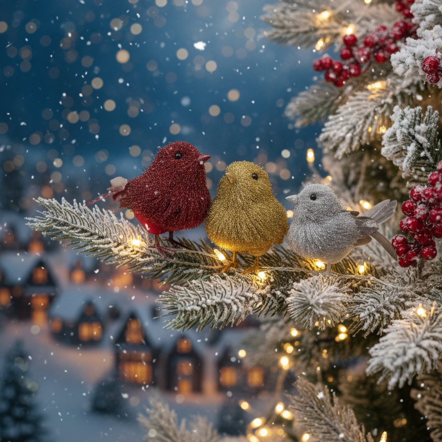 Bird Pendant 14.5x7.5x11cm