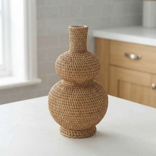 Vase Bubble Shape Brown
