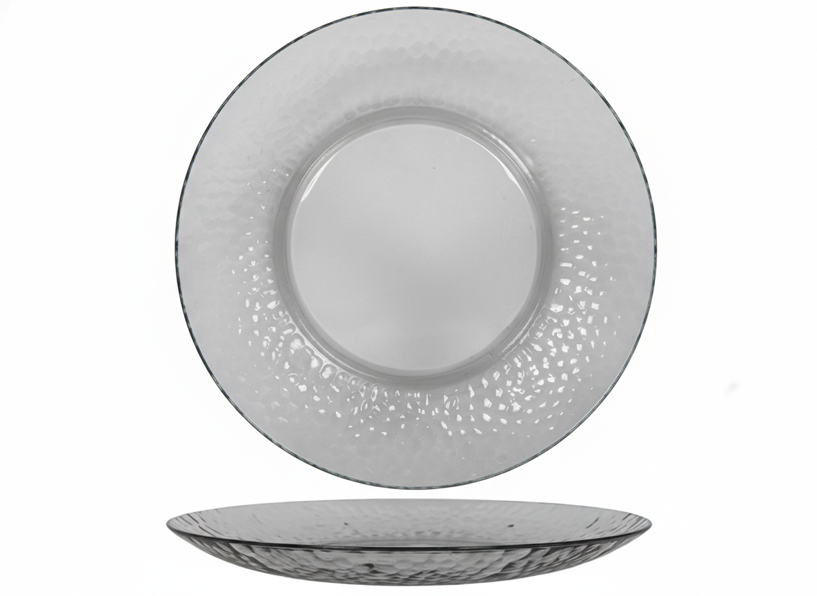 Grey Plastic Plate