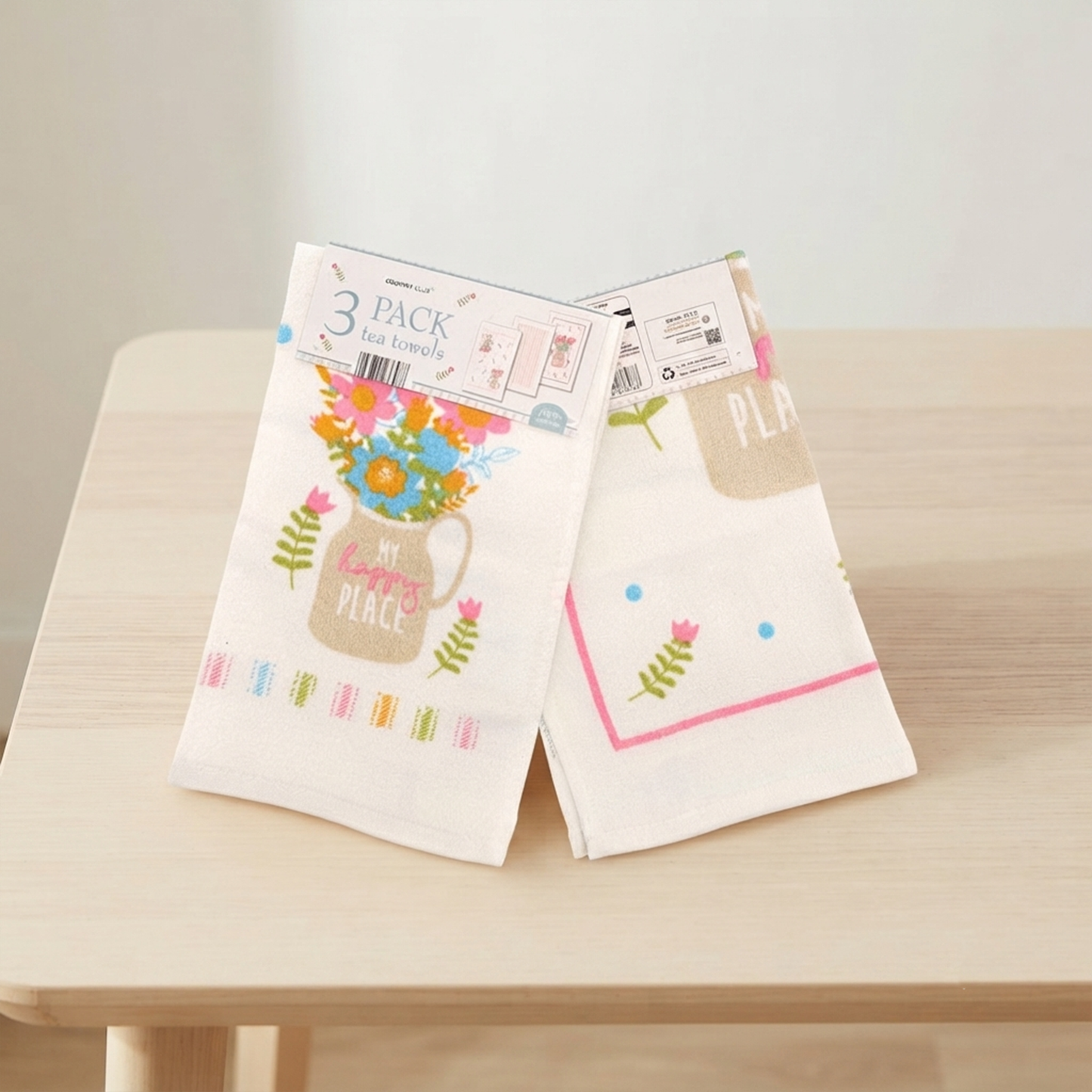 Tea Towels Spring Stripe – Pack of 3