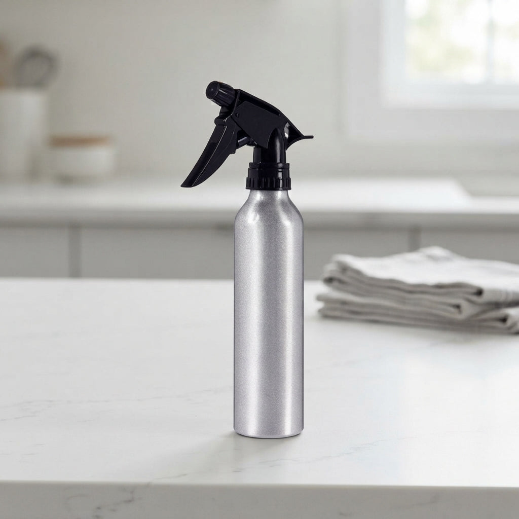 Silver Aluminum Vaporizer Bottle