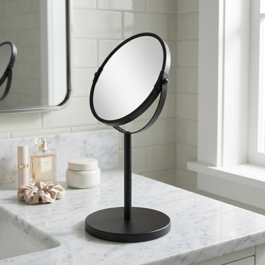 Black Double Sided Mirror