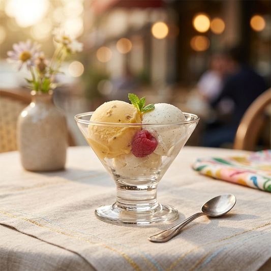 Fiesta Ice Cream Cup – 170 ml Glass Dessert Bowl