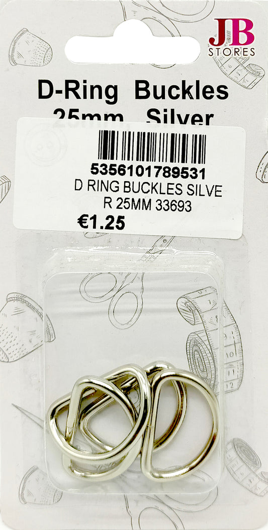 D Ring Buckles 25mm