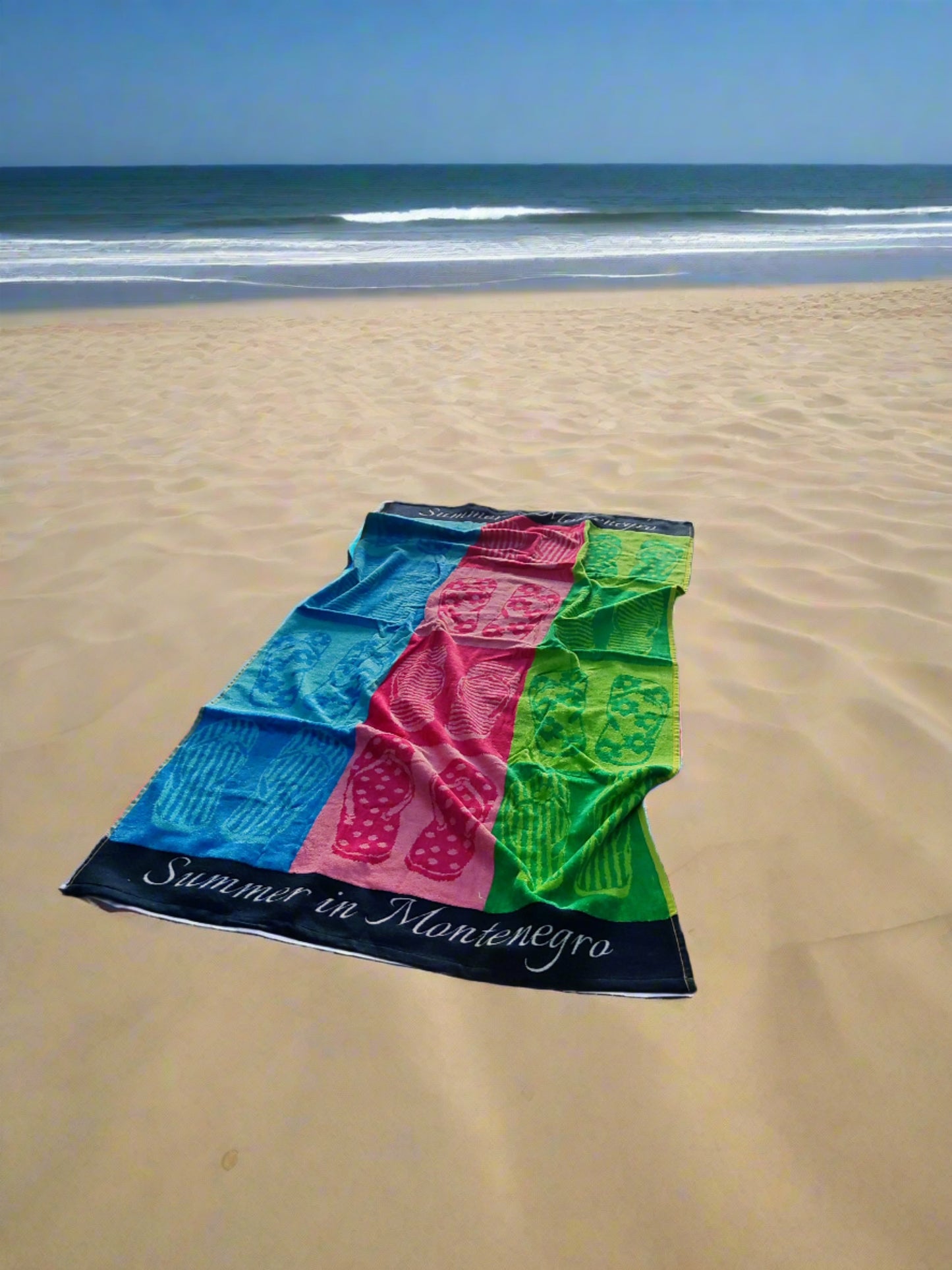 Assorted Shelly Velour Beach Towel 70cm X 140cm. Buy 2 get 1 Free