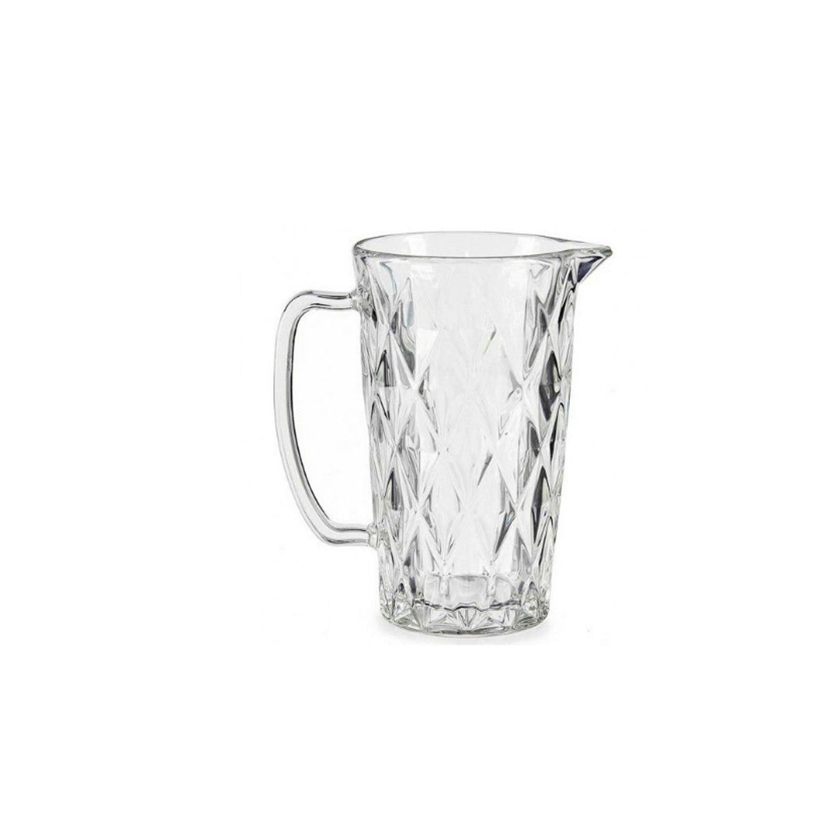 Glass Water Jug Crystalline Transparent 1L