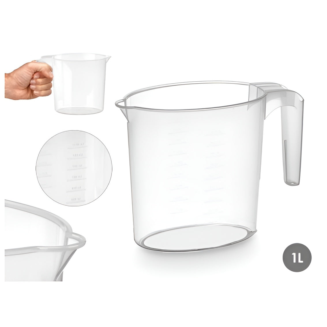 Measuring Jug 1L Transparent