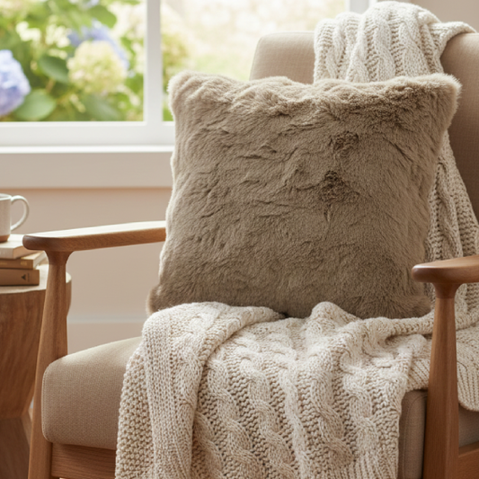 Alice Faux Fur Cushion