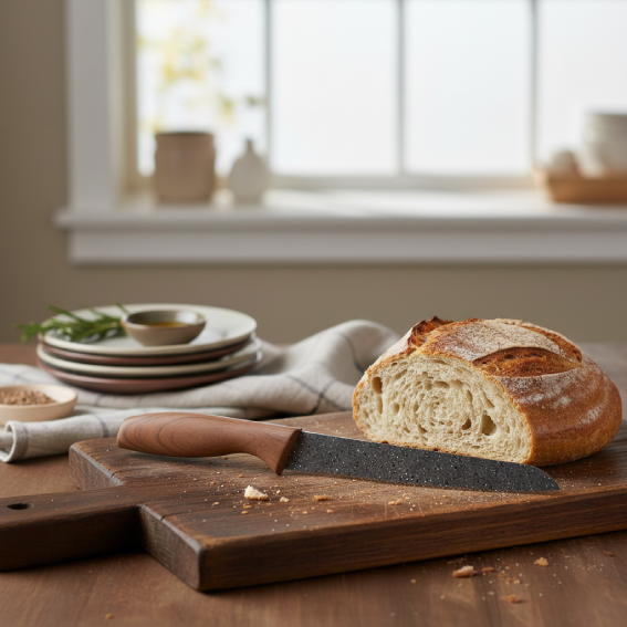 Knife Bread Stone Stainless Steel