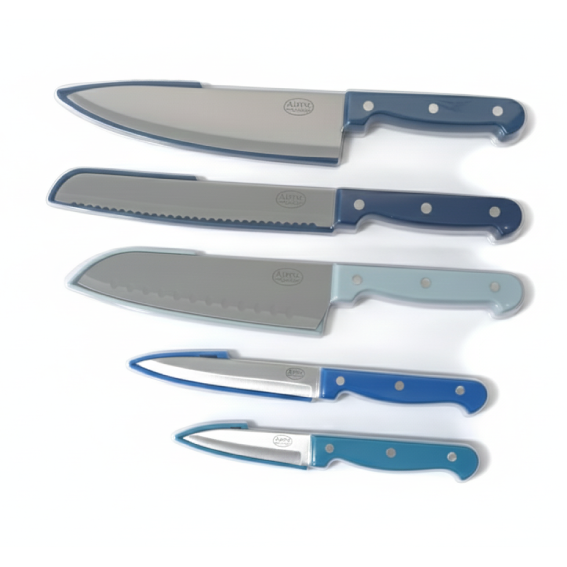 5-Piece Knives Set with cover