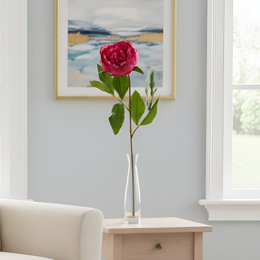 Peony Stem Pink Flower