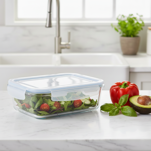 Glass Food Storage Container - Airtight LUNCH BOX