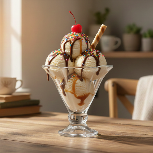 Ice Cream Cup Flower Shape