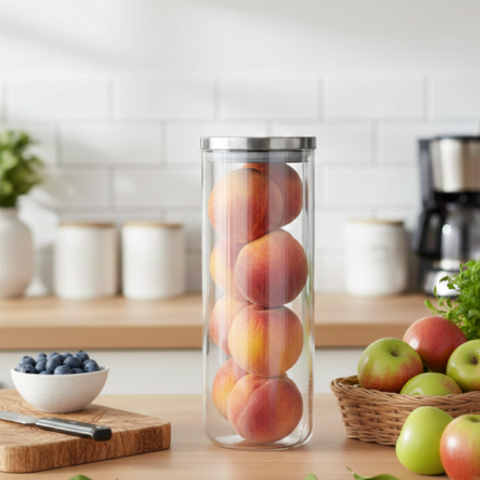 Delis Borosilicate Jar, 1.7Ltr