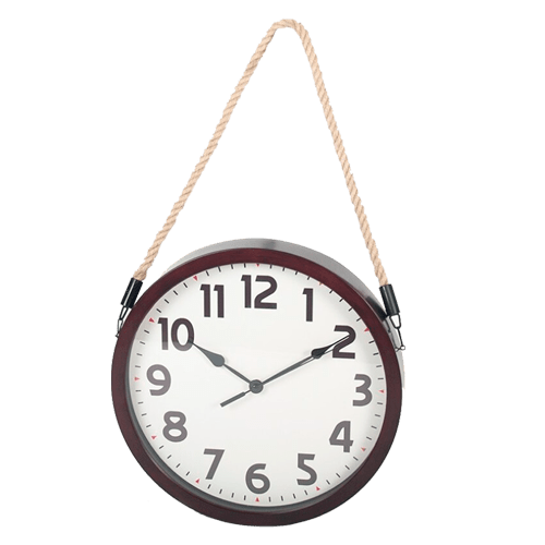 Wall Clock with hanging chord