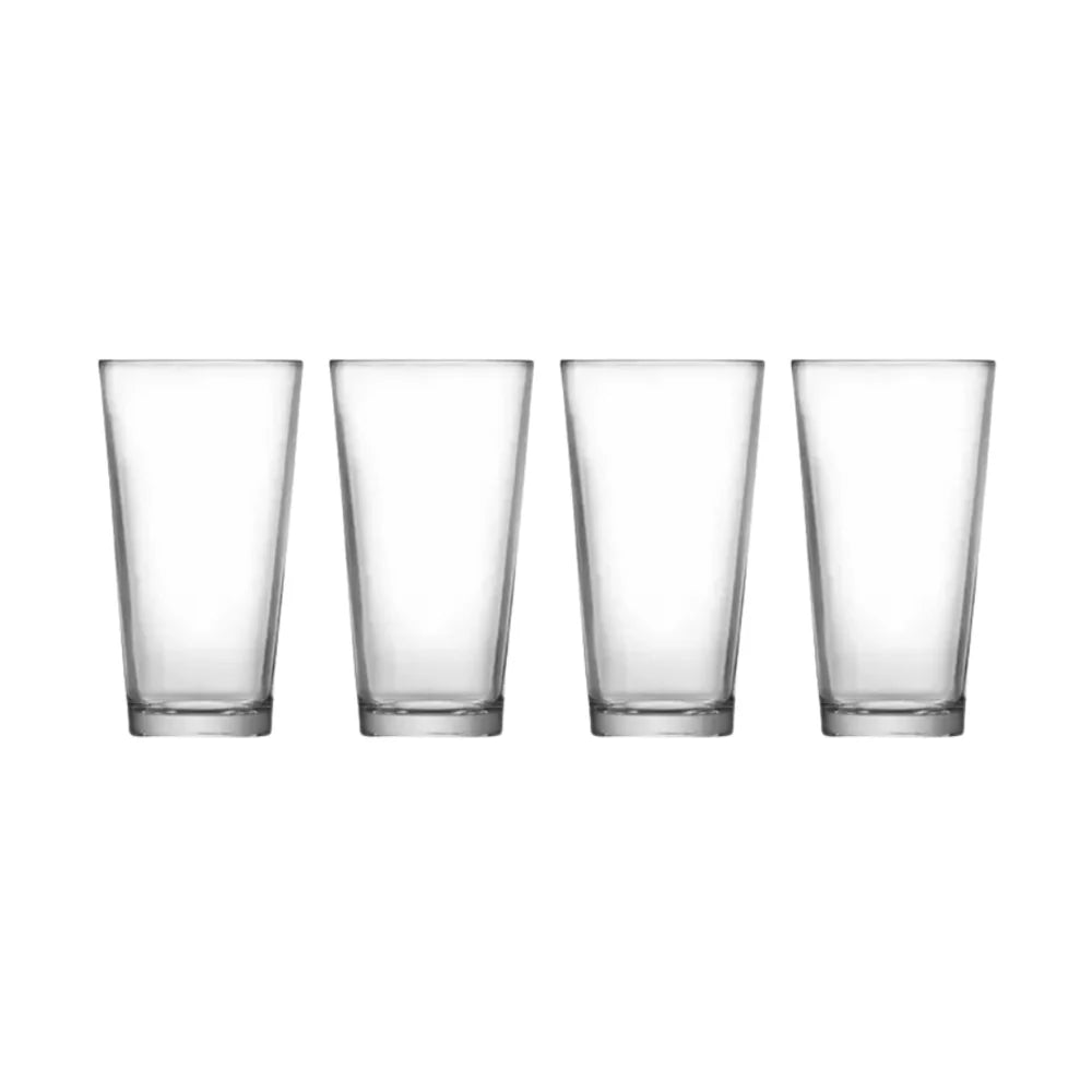 Set of 4 Glass Tumblers 335 ml