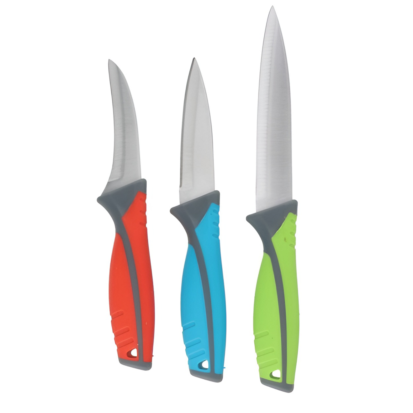 Knife Set – 3 Pieces (Assorted Colors)