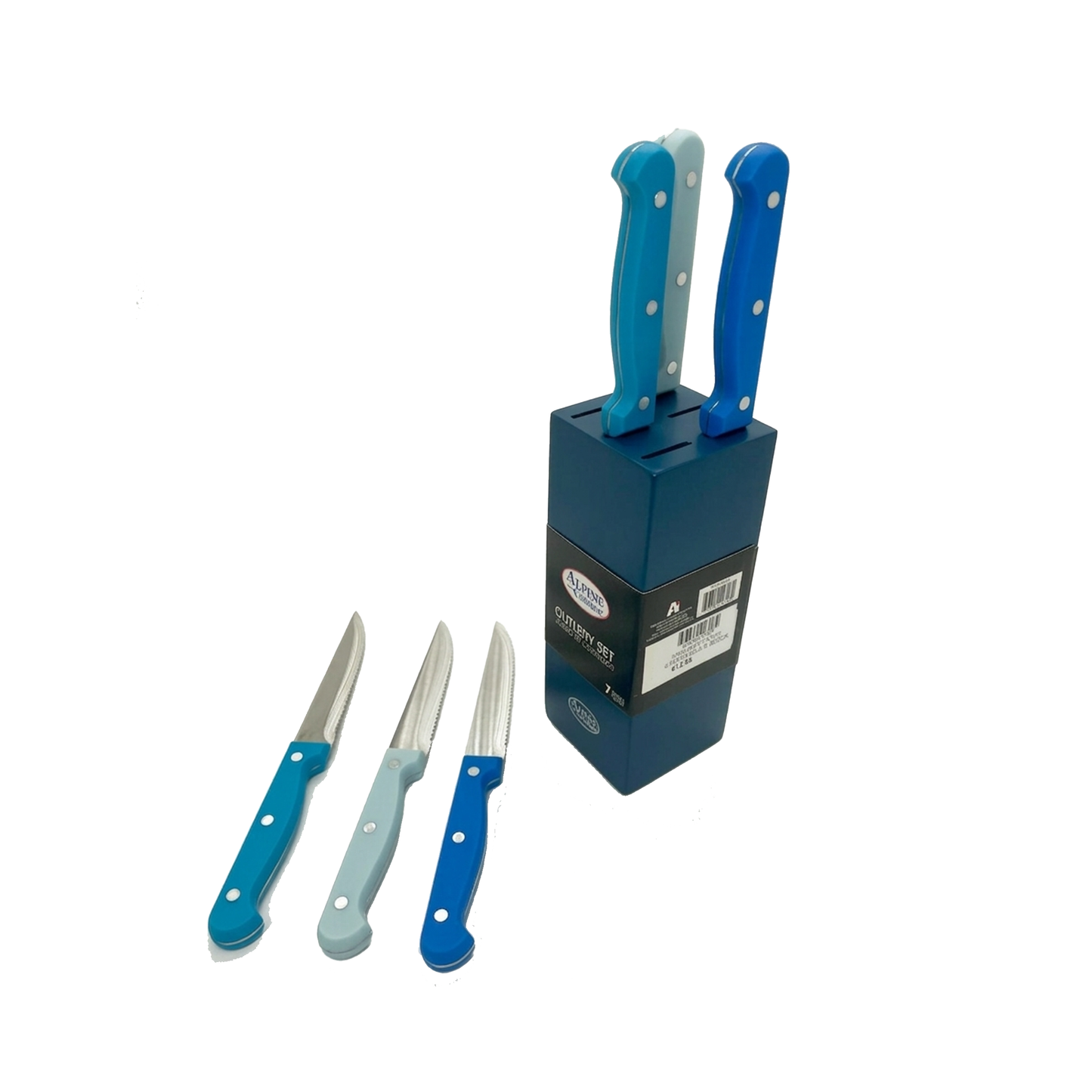 Steak Knife Set – 7 Pieces (4.5" Handle) with Block