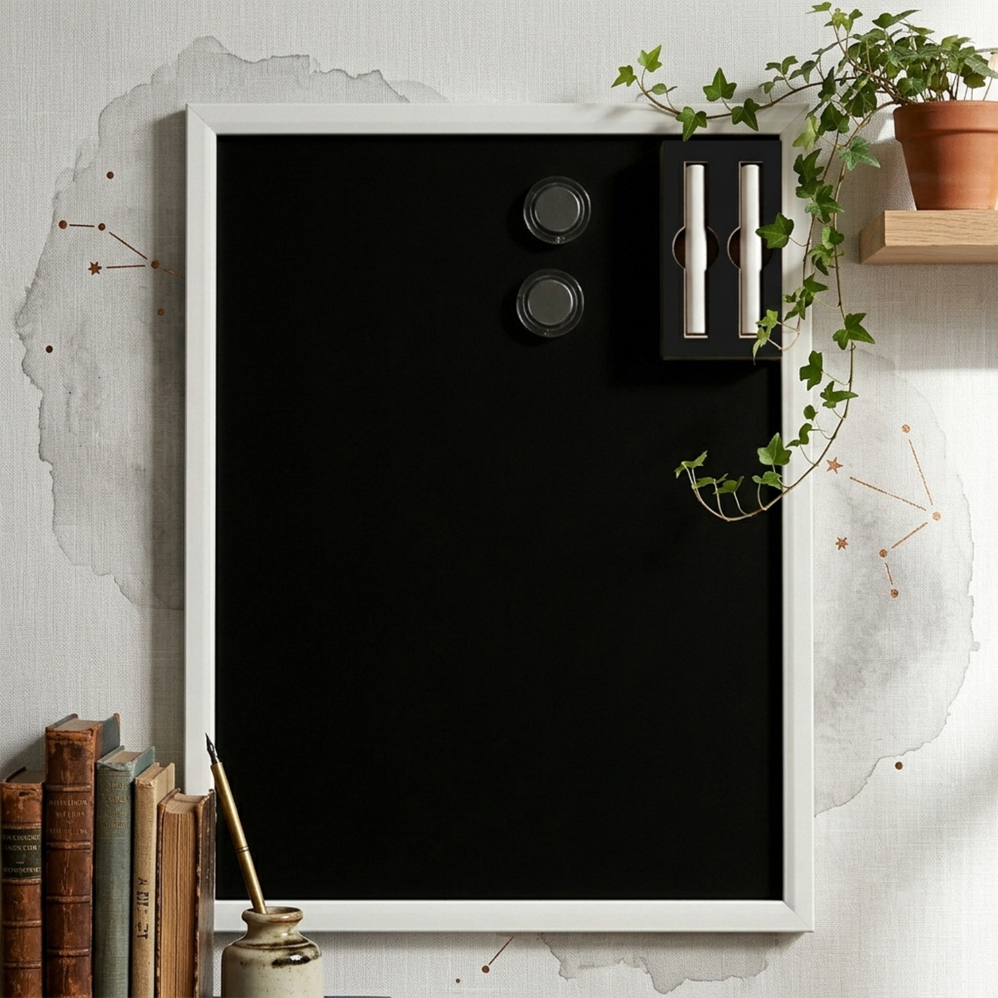 Removable Magnetic Chalkboard Set