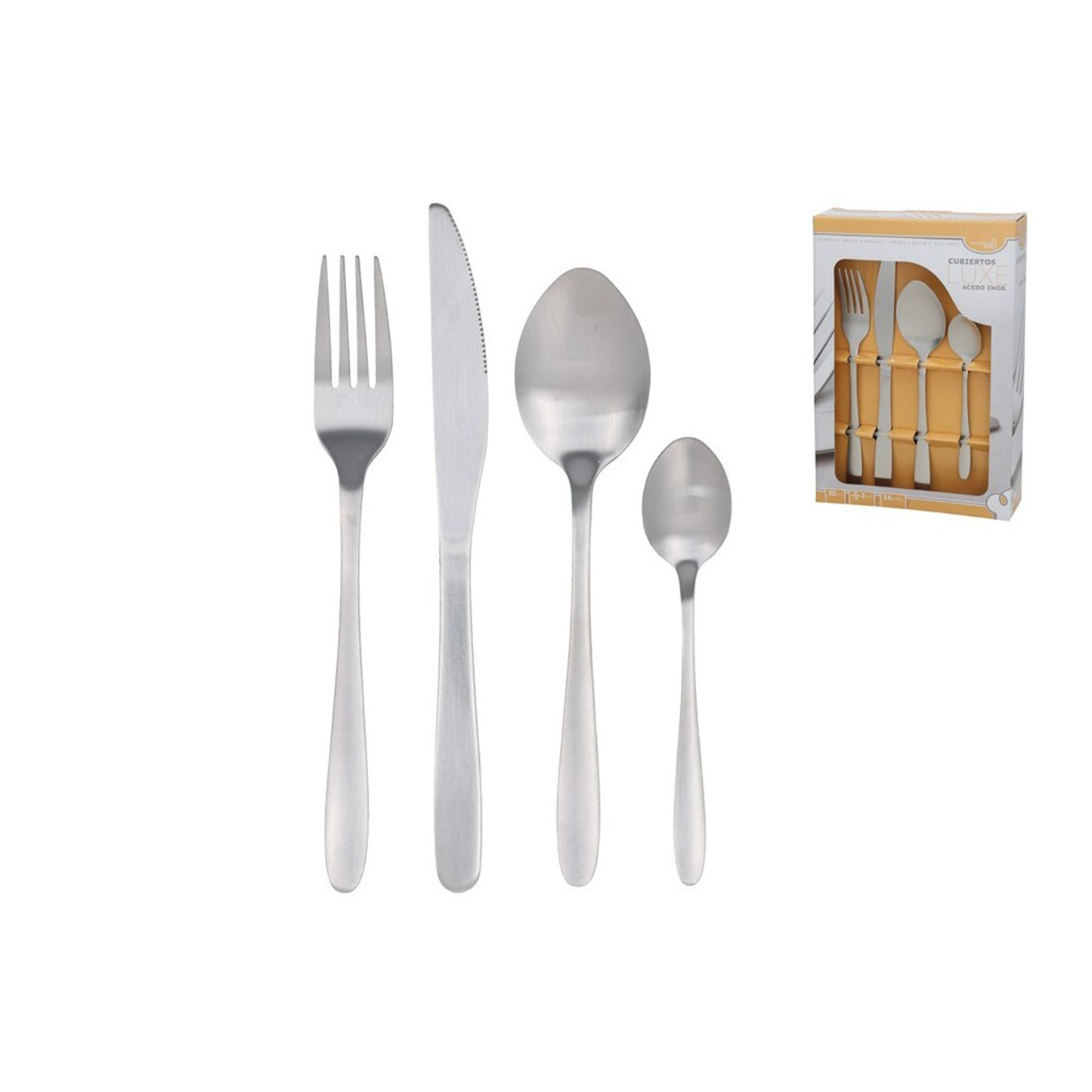 Stainless Steel Cutlery Set – 16 Pieces