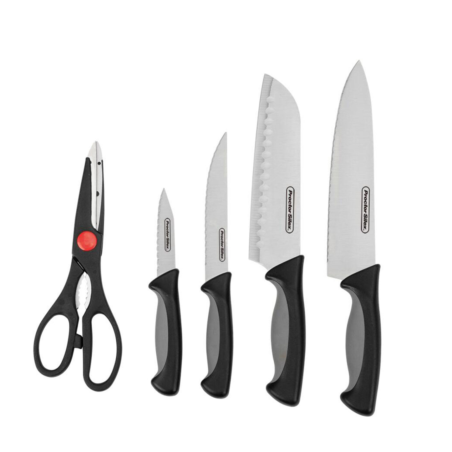 4 Knives & 1 Kitchen scissor