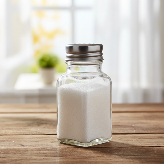 Square Glass Salt Shaker