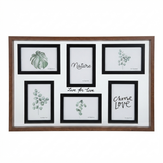 Photo Frame Holder – 6 Places -Assorted colors