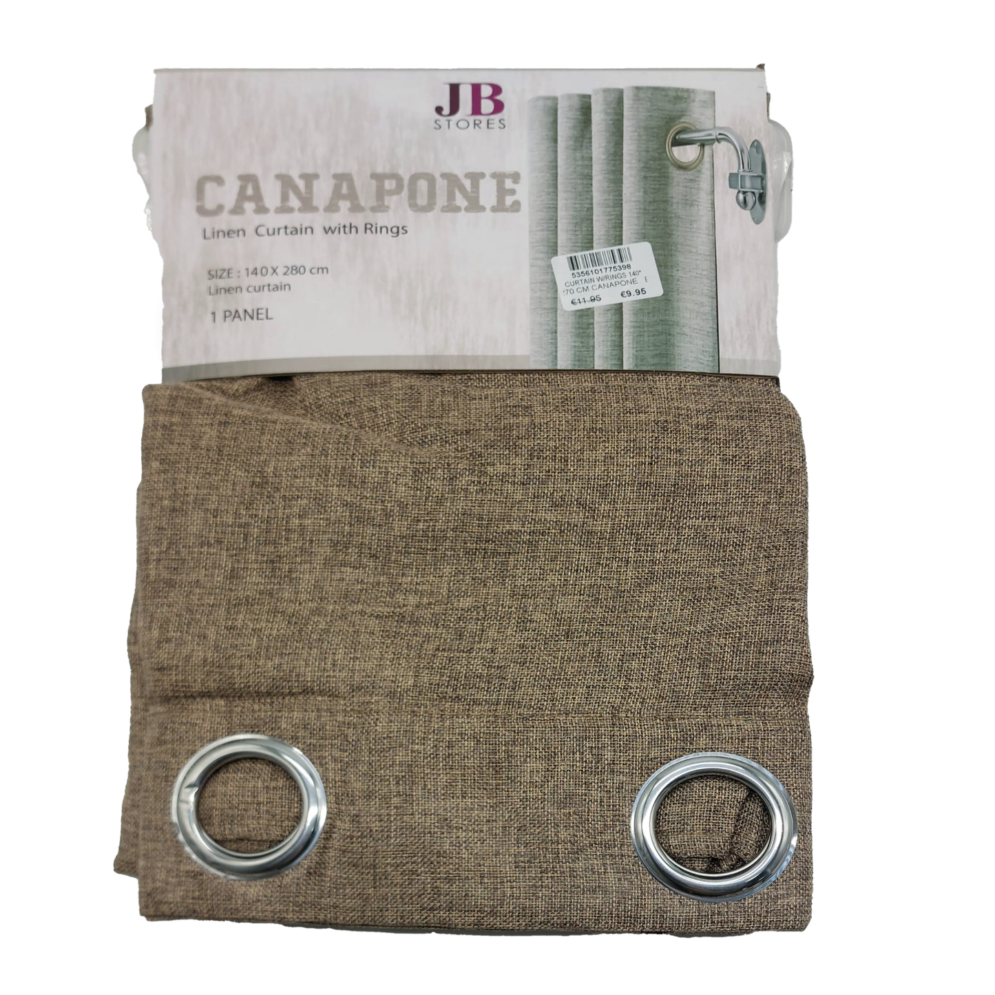 Canapone Linen Curtain*1pc 140x280cm