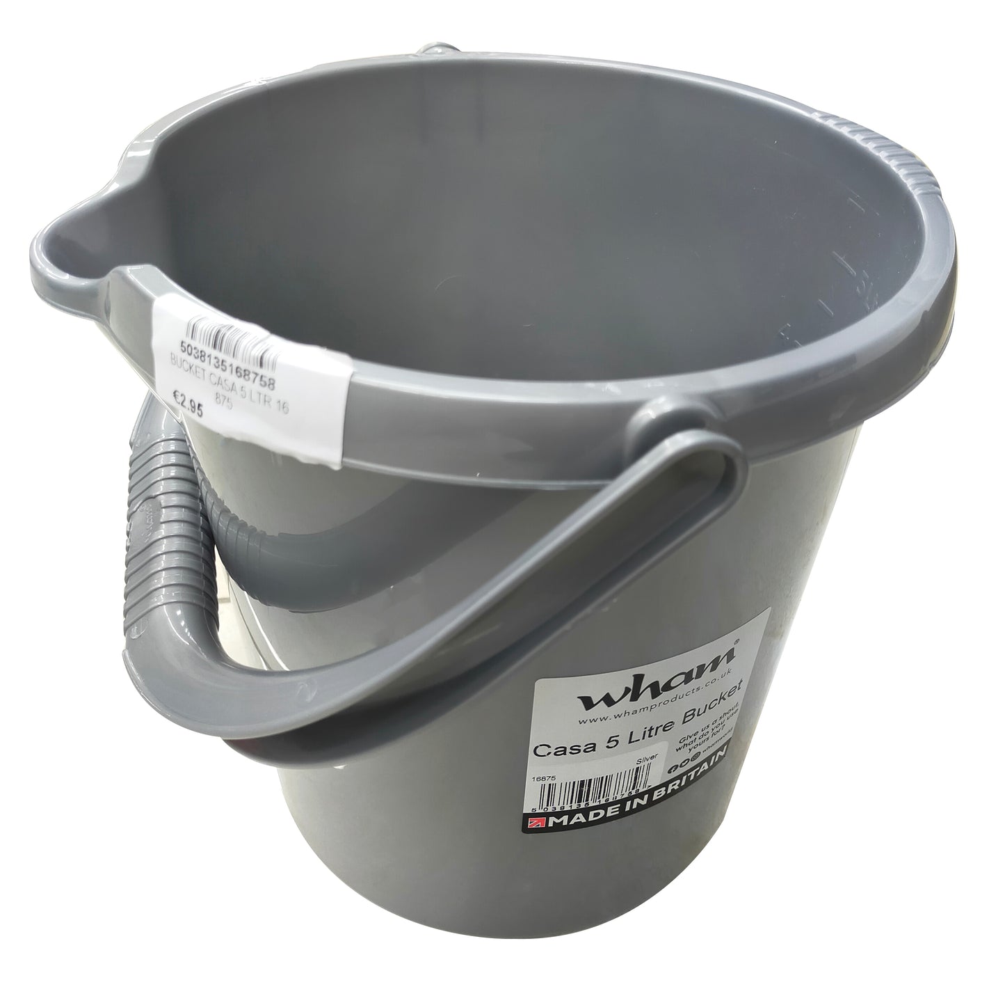 Silver 5L Bucket