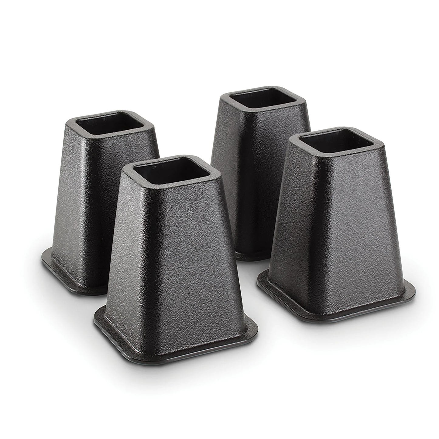 4pcs - Black Bed Risers
