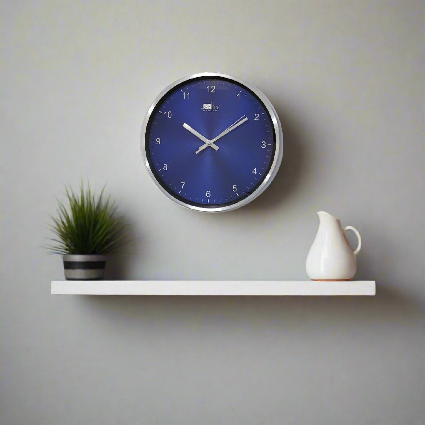 Aluminium Wall Clock 30.5Cm