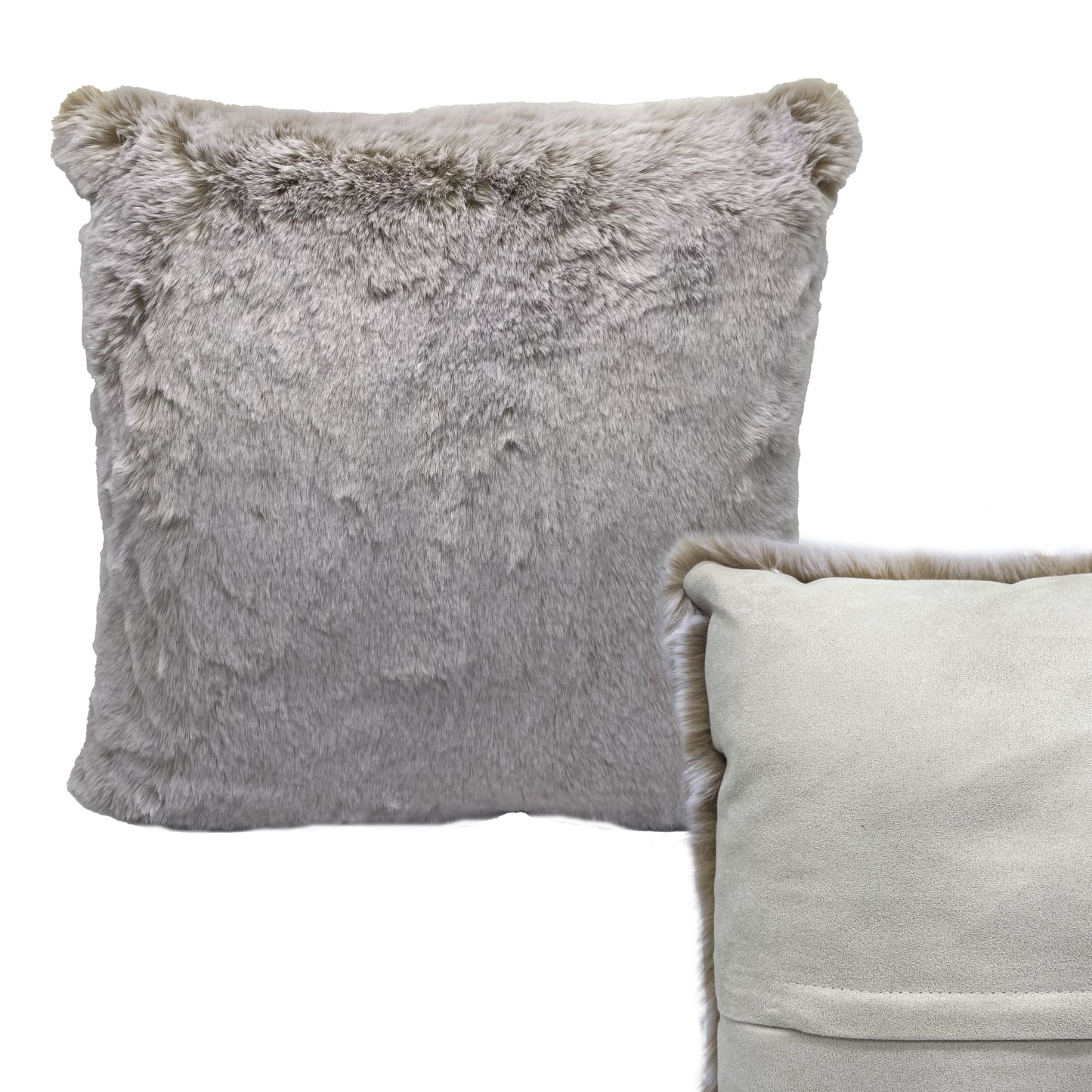 JB Home Matching Cushion & Rug Fur