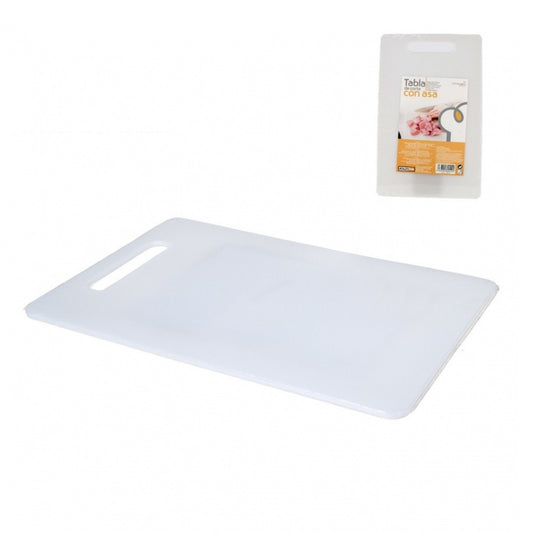 White Cutting Board w/ handle 40x25cm