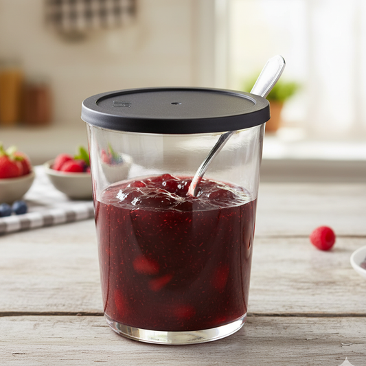 Glass W/Lid