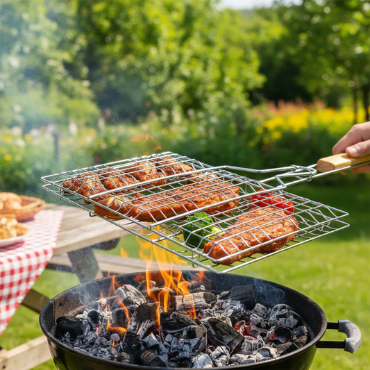 Metallic Grill Rack