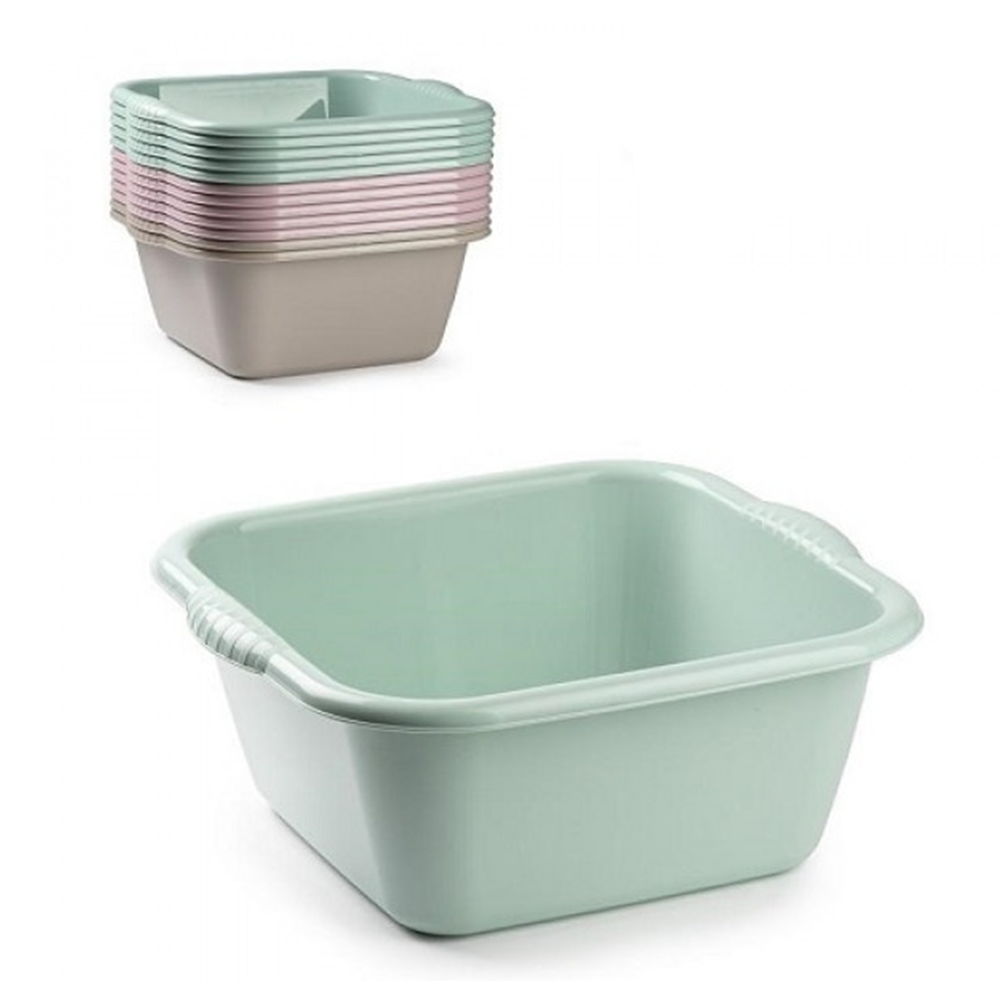 Square wash tub Assorted colours