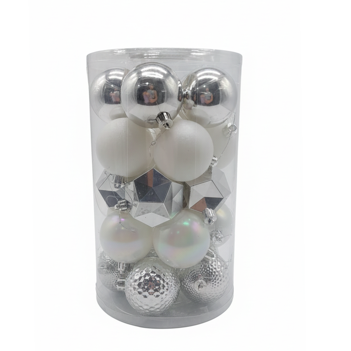Silver Christmas Balls