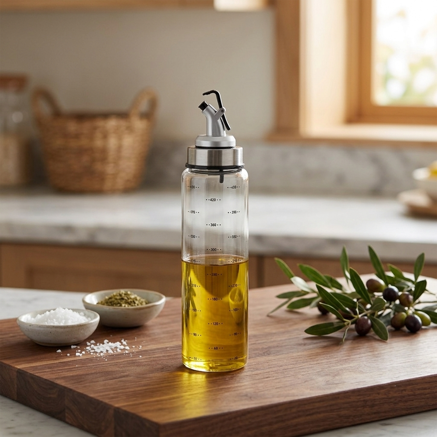 Glass Oil Bottle
