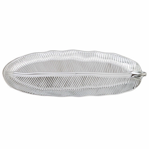 Narrow Leaf Serving Tray Platter