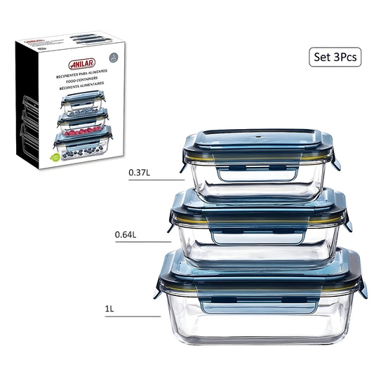 Food Storage Container Set of 3