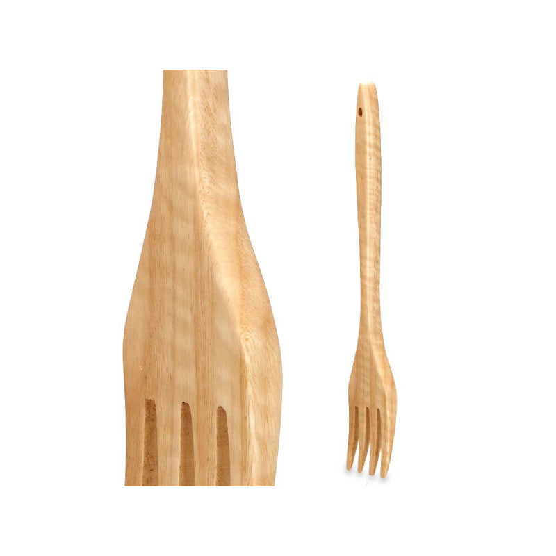 Large Bamboo Kitchen Fork